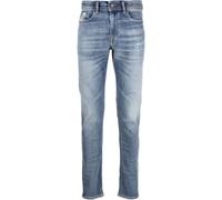 Diesel 1979 Sleenker Plain Light Blue Faded Denim Jeans