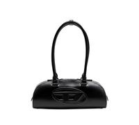 Diesel 1DR Dome - elongated bowling bag in leather - Black OS
