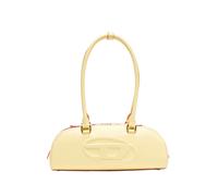 Diesel 1DR Dome elongated bowling bag in leather - Yellow OS