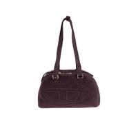Diesel 1DR dome-suede shoulder bag with Oval D logo - Purple OS