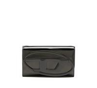 Diesel 1Dr leather wallet-on-chain - Black One Size