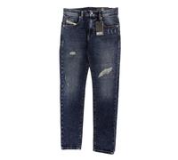 DIESEL 2019 D-STRUKT-R Mens Denim Jeans Distressed Slim Fit Faded Cotton Pants