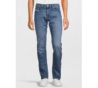 Diesel 2019 D-Strukt Slim Fit Jeans - Mid Wash, Mid Wash, Size 34, Length Short, Men Mid Wash