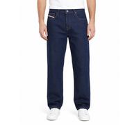 DIESEL 2020 D-Viker Z9B85 Men Jeans W38/L34 Blue Regular Fit Straight Leg RRP150