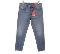 DIESEL 2023 D-Finitive 09H30 Men Jeans W38/L34 Blue Faded Regular Tapered RRP150