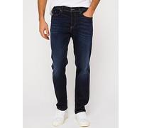 Diesel 2023 D-Finitive Regular Fit Jeans, Dark Blue, Size 34, Inside Leg Regular, Men Dark Blue