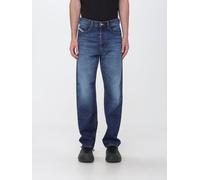 DIESEL 2024 D-Macs Mid-Rise Straight Jeans in Distressed Denim - Size: 33 - male
