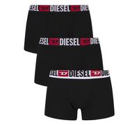Diesel 3 Pack Damien Trunks, Black/Black/White - S
