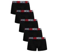 Diesel 5 Pack Damien Trunks, Black/Red - S
