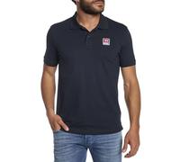 Diesel A16981 Men's Polo Shirt - French Collar - Turquoise/Black/Blue - Sizes S/M/L/, blue, S