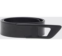 DIESEL Adjustable Leather Belt with Oval D Logo Buckle - Size: 100 - male