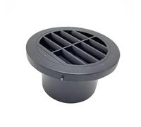 Diesel Air Heater 1PC 60mm/75mm/90mm Diesel Heater Duct Ducting Air Vent Outlet Flat Round Rotatable Connector Black for Car Truck Van Car Heater(FKPT-60mm)