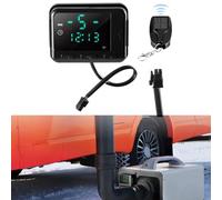 Diesel Air Heater Controller with LCD Screen and 433MHz Remote, ABS Construction Compatible with 2KW 5KW 8KW Parking Heaters for VEVOR XMZ-TB20/TB40/TB30/TB20 /XMZ-F-D Series