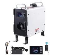 Diesel Air Heater SucceBuy 2KW Diesel Heater 12V/24V All In One Diesel Air Heater W/RemoteControl Display Screen For Vehicle And Outdoor Heating Parking Heater