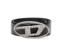 Diesel B-1dr Strass leather belt - Black 70-75-80-85-90-95-100