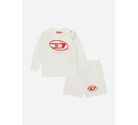 Diesel Baby Boys Logo Short Set in Ivory - Ivory - 9 - 12 Mths