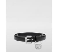 DIESEL Belt Woman color Black - Size: 80 - female