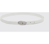 DIESEL Belt Woman color White - Size: 80 - female