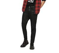 Diesel Blanck 0671E Men's Jeans Pants Slim Skinny (Black, W28/L32)