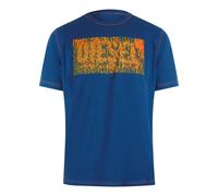 Diesel Block Logos Ensign Blue T-Shirt - L