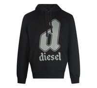 Diesel Bold D Design Black Hoodie - XXL