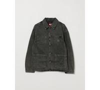 DIESEL Boy's Cotton Denim Shirt Jacket with Embroidered Logo - Size: 16 - male
