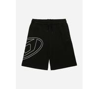 Diesel Boys Oval D Logo Sweat Shorts in Black - Black - 6 Yrs