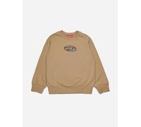 Diesel Boys Oval D Logo Sweatshirt in Beige - Beige - 10 Yrs