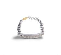 Diesel Men's 2 tone Stainless steel with lobster clasp closure bracelet
