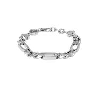 Diesel Bracelet for Men Steel, Length: 180-195mm, Width: 11.5mm, Height: 5.5mm Silver Stainless Steel Bracelet, DX1351040