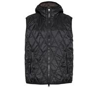 Diesel Brand Logo Black Quilted Gilet Jacket - L