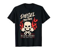 Diesel Brother Fast Loud Dirty | Powerstroke Black Smoke T-Shirt