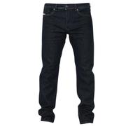 Diesel Buster-X Brown Badge Tapered Fit Dark Blue Jeans