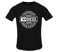 Diesel Circle Hardware Logo Black Caviar T-Shirt - XXL