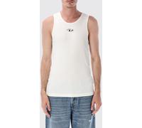 DIESEL Contrast Oval D Logo Slim Fit Stretch-Cotton Vest Top - Size: L - male