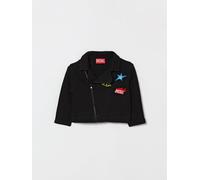 DIESEL Cotton Jacket with Patches - Size: 6 - male