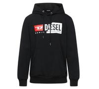 Diesel Cut Logo Black Hoodie - S