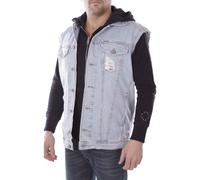 Diesel D-Hill-SM Men's Denim Jacket Vest Sleeveless Size S