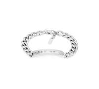 Diesel D Logo Men's Bracelet, DX1663040 | Silver-Tone, Stainless Steel