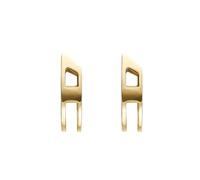 Diesel D Logo Men's Earring, DX1671710 | Gold-Tone, Stainless Steel