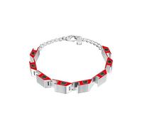 Diesel D Logo Unisex Adults's Silver-Tone Metal Bracelet, DX1690040