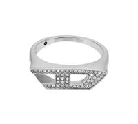 Diesel D Logo Unisex Stainless Steel or crystal glitz Signet Rings