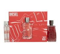 Diesel D Red Giftset - 100ml Eau de Parfum EDP & 2x10ml EDP