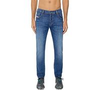Men's Diesel D-Yennox 0IHAR Tapered Fit Jeans - Mid Blue