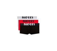 Diesel DAMIEN-3 PACK BOXER-SHORTS - LOGO, Red/Black, L
