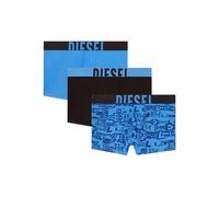 Diesel Damien-D-Pop logo-waistband boxer briefs (set of three) - Blue S-M-L-XL-XXL