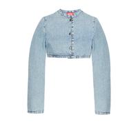 Diesel De-Terri-S button crop jacket - Blue XS-S-M-L