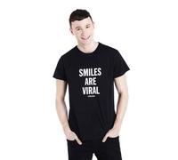 Diesel DH-T-Smile Men's T-Shirt Round Neck Short Sleeve Black