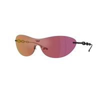 DIESEL DL1006 109/D0 Unisex Sunglasses Metal Black Violet Round Mirrored