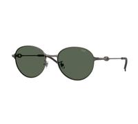 DIESEL DL1012D 100971 Unisex Sunglasses Metal Grey Green Round Normal